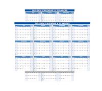 Writing Calendar Sheet: Erase Schedule Board in, Laminated Organizer | Horizontal Vertical Monthly Year Planner Panel, Reusable Organization Instrument in the