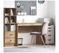 Writing Desk 100x40x76cm Artisan Oak Engineered Wood Compact Modern Office Home