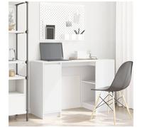 vidaXL Desk White 120x42x76 cm Engineered Wood, White