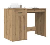 Writing Desk Artisan Oak 100x49x75cm Engineered Wood Minimalist Drawer for Study