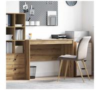 Writing Desk Artisan Oak 100x50x76cm Engineered Wood Compact Modern Small Office