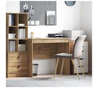 Writing desk Artisan oak 90x50x76cm Engineered wood Compact modern study sleek