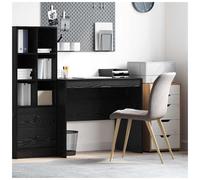 vidaXL Desk Black Oak 90 x 50 x 76 cm