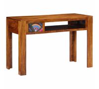 Writing Desk Brown Solid Acacia & Engineered Wood 110x50x73cm Rustic 1 Drawer UK