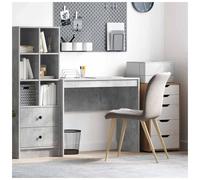 Writing Desk Compact Concrete Grey 90x40x76cm Engineered Wood Minimal HomeOffice