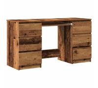(old wood) vidaXL Writing Desk Computer Table Workstation Working Desk Engineered Wood
