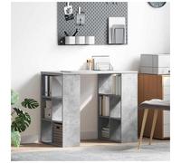 Desk with Shelf with Storage Engineered Wood Modern Writing Home Office vidaXL