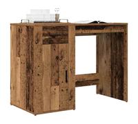 Writing desk Old Wood 100x49x75cm Engineered Wood Modern Drawer Storage forHome
