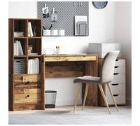 Writing desk Old Wood 90x40x76cm Engineered Wood Compact Home Office Mini Study