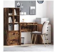 Writing Desk Smoked Oak 70x40x76cm Engineered Wood Compact Home Office for Study