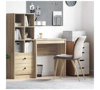 Writing Desk Sonoma Oak 70x40x76cm Engineered Wood Compact Home Office Study