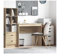 Writing desk Sonoma oak 90x40x76 cm engineered wood compact home office minimal