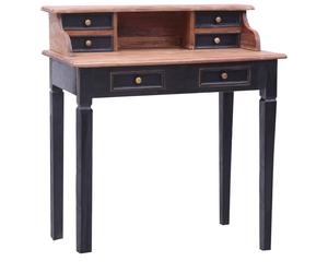 Writing Desk with Drawers Secretary Computer Desk Solid Reclaimed Wood vidaXL