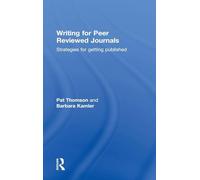 Writing for Peer Reviewed Journals: Strategies for getting published
