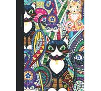 Writing Journal: Presents or Gifts for Cat Lovers & People; Large Hardback Lined Paper Notebook for Creative Writers or Personal Use ( Carnival Cats )