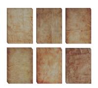 Writing Letter Papers 96 Sheets/ 6 Styles, DIN A4 Vintage Design Craft Certificate Document Papers, Vintage Printer Parchment Paper Old for Writing Printing DIY (Vintage-C)