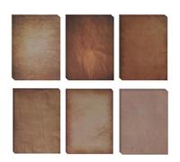 Writing Letter Papers 96 Sheets/ 6 Styles, DIN A4 Vintage Design Craft Certificate Document Papers, Vintage Printer Parchment Paper Old for Writing Printing DIY (Vintage-A)