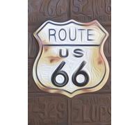 Writing Notebook Journal - 6" x 9" Lined Pages, Full-Color Artistic Cover, Premium Softcover Diary for Notes & Daily Writing | Studio 6 Publishing by Lori Sue Roach: Rust on Route 66