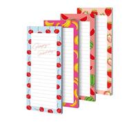 Writing Pad - Fruit Easy Tear-Off Office Supplies | Memo Small Lined Note Pads - for Home College School Classroom Outdoor Travel Daily Work Study Grocery List
