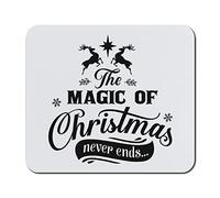Writing Pad The Magic Of Christmas Never Ends Reindeer Mouse Pad Home