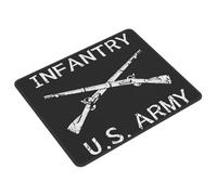 Writing Pad Troop Crossed Rifles US Military Design Mouse Pad Home 25x30CM