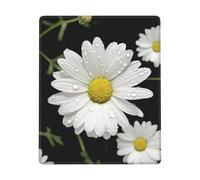 Writing Pad White Daisy Print Desk Pad Travel 25x30CM