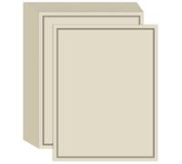 Writing paper - light beige - blank, 8.5'' x 11'',