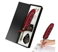 Writing Quill And Ink Set - Vintage Writing | Beginner Dip Pens | Classic Kit For Writers Authors Readers, Creative Tool For Students Teachers Collectors, Artistic Accessor