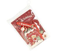 Writing Set for Children, Christmas Small Notebook with Pen | Santa Claus Keyring - For Children at Home and School in the Classroom for Learning Notes Writing and for Party