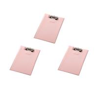 Writing Size Foldable Clipboard with Clear Internal Pocket for Office Meeting Leather Conference Folder with Clipboard Conference Meeting Writing Pad