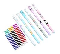 Writing Tool Kit - 0.5mm Erasable Ballpoint Pens, Cute Cat Design | Ideal Classroom Notes, Portable Pen Set with Multicolor Refills, Smooth Erase Function for Kids and Daily Use at Work or Study