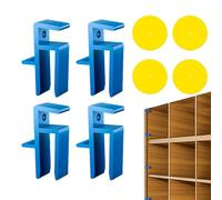 Writing Tool U Scribe Jig Set, Carpenter Tools with Cabin Clamps Multifunctional Toe Kick Tools for Professional Woodworking Made of ABS