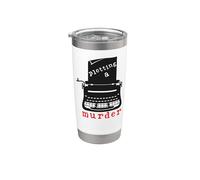 Writing Typewriter Novel Writer & Published Author Plotting Stainless Steel Insulated Tumbler