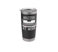Writing Typewriter Novel Writer & Published Author Writer At Stainless Steel Insulated Tumbler