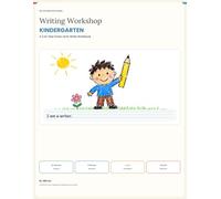 Writing Workshop Kindergarten: Full-Year Draw-and-Write Workbook with 34 Lessons, 6 Picture Mentors, Built-In Growth, Stories, How-To, Opinions, Make-Believe, Poems and Notes