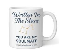 Written in the Stars Soulmate Coffee Mug - A Romantic Gift for Your Forever Love