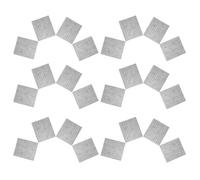 WRITWAA 1/35 Scale Stainless Steel Roof Tiles 24Pcs Miniature Panels for Model Building Tools and Sand Table Landscape