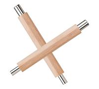 WRITWAA 1 Pair Cat Eye Nail Magnet Tool for DIY Creative Nail Art Making, Safe and Convenient to Use, Versatile Molding with Wood and Magnet Material in Khaki Colour