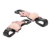 WRITWAA 1 Pair Cute Auto Headrest Hooks Soft Silicone Car Seat Back Hooks for Handbag, Universal Vehicle Headrest Hanger, Strong Load-Bearing Car Interior Accessories