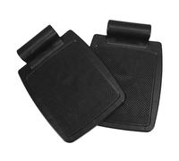 WRITWAA 1 Pair Drive Wheelchair Footrests Replacement with Textured Nonslip Surface, Lightweight Plastic Footplates Featuring 0.7" Mounting Hole, Suitable for Transport Chair Use