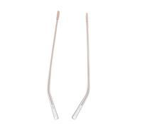WRITWAA 1 Pair Metal Eyeglass Temple Tips Replacement for Glasses Frame and Eyewear, Golden Colour, Universal Compatibility with Tr and Metal Material, for Parties and Computer Work