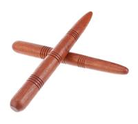 WRITWAA 1 Set 2pcs Wooden Massage Rods Foot Massager Acupuncture Point Massage Sticks for Reflexology and Skin Care