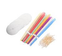 WRITWAA 1 Set Aromatherapy Wax Removal Kit for Blocked Ears Comfortable Swabs for Tinnitus Reduction Relaxation Mixed Colors with Tray