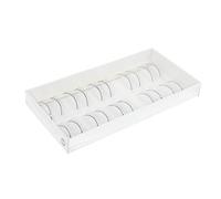 WRITWAA 10 Pairs Practice False Lash Eyelash Extension Training Strips Flexible Natural Long Black Fiber False Lashes for Mannequin Head Grafting Practice Eyelashes