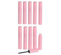 WRITWAA 10 Pcs Mascara Cream Container Portable Bottle Lightweight Refillable Plastic Pink for Cosmetic Salons and Markets