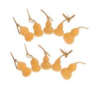 WRITWAA 10 Pcs Natural Gourd Crafts Decorative Ornaments Random Style Miniature Adorns for Home Living Garden Display Safe Delicate