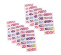 WRITWAA 10 Sheets Cartoon Adhesive Bandages Breathable First Patches for Skin Friendly for Care and Emergencies with Fun Designs