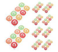WRITWAA 10 Sheets Spicy Food Indicator Stickers Self-Adhesive Chili Pepper Decals for Labeling Heat Levels Spice Bottles and Food Packaging for Restaurants and Kitchen Organization