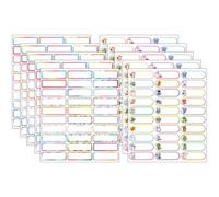 WRITWAA 10 Sheets Writable Name Label Stickers Self-Adhesive Paper Tags Not Easy to Break for Home and Housewarming Use, 30pcs Each Sheet