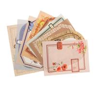 WRITWAA 100 Sheets of Decorative Scrapbook Paper with Vintage Flower Pattern Design DIY Background Paper for Scrapbook Decorations and Handbooks Material for Crafting
